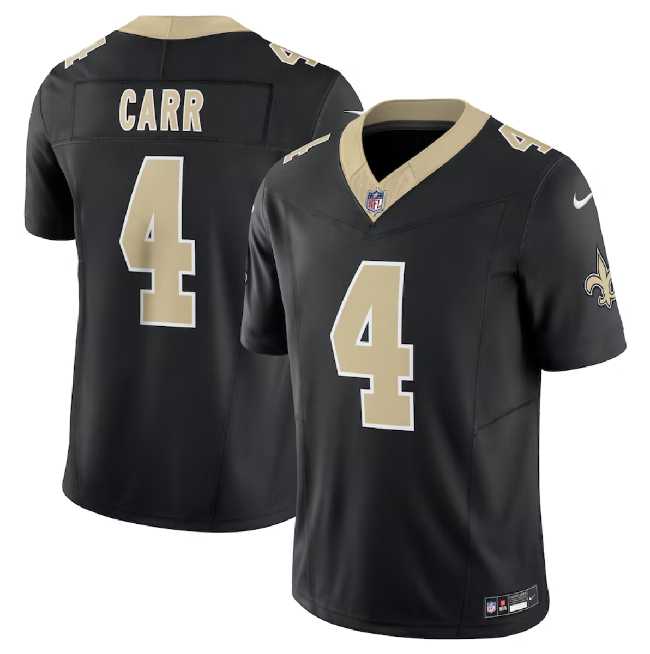 Men & Women & Youth New Orleans Saints #4 Derek Carr Black 2023 F.U.S.E. Vapor Untouchable Limited Stitched Jersey,We sell and wholesale Men & Women & Youth New Orleans Saints #4 Derek Carr Black 2023 F.U.S.E. Vapor Untouchable Limited Stitched Jersey on line form chian!